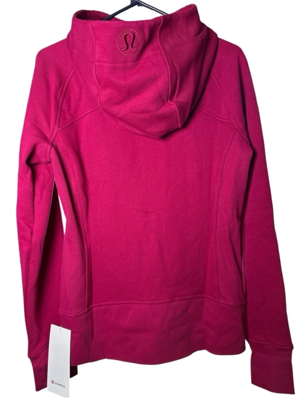 NWT Lululemon Scuba Hoodie Full Zip Berry Rumble / Gold – Size 8